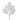 RZ WHITE GLITTER MAGNOLIA LEAF SPRAY 23"